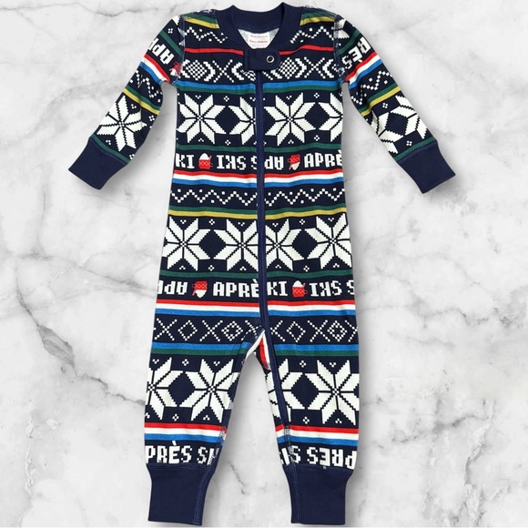 Hanna Andersson Other - Hanna Andersson Apres Ski Organic Cotton Footless Baby Zip Sleeper 6/12m